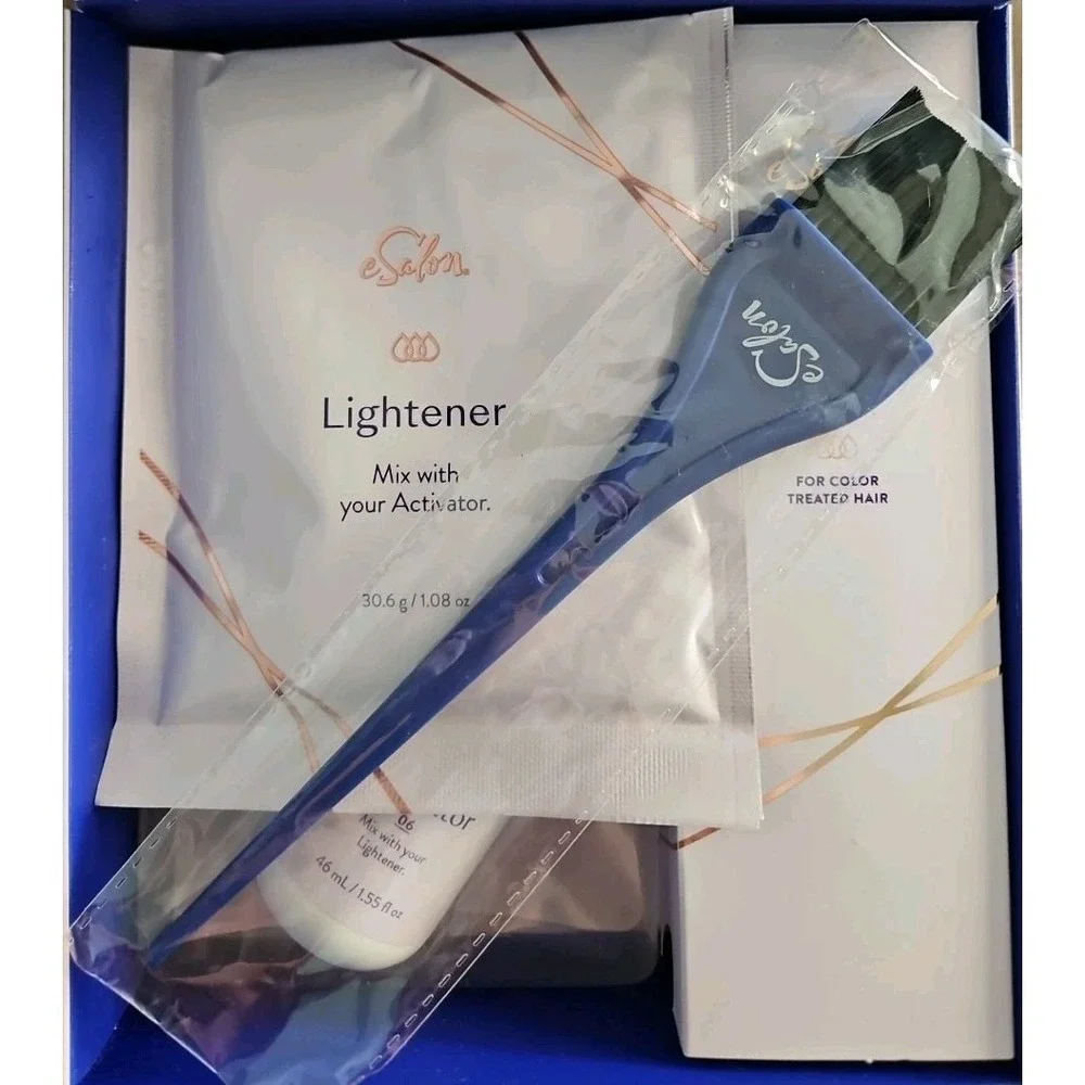 eSalon Light Set Highlighter Hair Color Set In Dark Brunette Full Kit